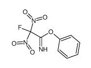 phenyl 2-fluoro-2,2-dinitroacetimidate结构式
