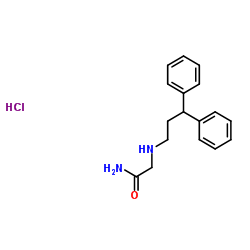 2-[(3,3-二苯基丙基)氨基]-乙酰胺结构式