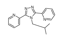 2-[4-(2-methylpropyl)-5-pyridin-2-yl-1,2,4-triazol-3-yl]pyridine结构式