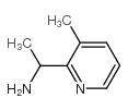 1-(3-甲基-2-吡啶基)乙胺结构式