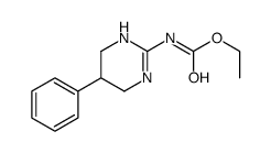 ethyl N-(5-phenyl-1,4,5,6-tetrahydropyrimidin-2-yl)carbamate结构式