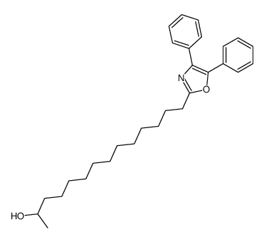 2-(13-hydroxytetradecanyl)-4,5-diphenyloxazole结构式