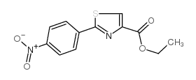 2-(4-硝基苯基)-噻唑-4-羧酸乙酯结构式