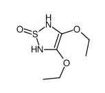 3,4-二乙氧基-1,2,5-噻二唑 1-氧化物结构式