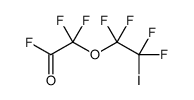 2,2-difluoro-2-(1,1,2,2-tetrafluoro-2-iodoethoxy)acetyl fluoride结构式