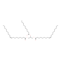 1,3-Dioleoyl-2-Decanoyl Glycerol结构式