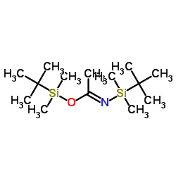N,O-双(叔丁基二甲硅基)乙酰胺 [叔丁基二甲基硅化剂]结构式