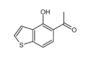 1-(4-Hydroxy-1-benzothiophen-5-yl)ethanone结构式