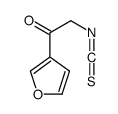 1-(furan-3-yl)-2-isothiocyanatoethanone结构式