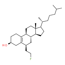 6 beta-(2'-fluoro)ethyl-19-norcholest-5(10)-en-3 beta-ol结构式