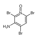 3-amino-2,4,6-tribromopyridine 1-oxide Structure