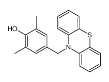 2,6-dimethyl-4-(phenothiazin-10-ylmethyl)phenol Structure