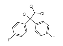 1,2,2-trichloro-1,1-bis-(4-fluoro-phenyl)-ethane结构式