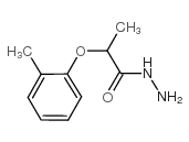 2-(2-甲基苯氧基)丙肼结构式