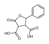 2-oxo-5-phenyl-tetrahydro-furan-3,4-dicarboxylic acid结构式