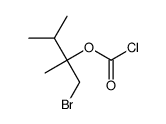 (1-bromo-2,3-dimethylbutan-2-yl) carbonochloridate结构式