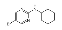 5-溴-2-环己基氨基嘧啶结构式