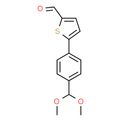 5-(4-DIMETHOXYMETHYL-PHENYL)-THIOPHENE-2-CARBALDEHYDE Structure