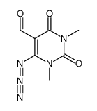 6-azido-1,3-dimethyl-5-formyluracil Structure