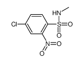 4-chloro-N-methyl-2-nitrobenzenesulfonamide结构式