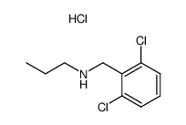 (2,6-Dichloro-benzyl)-propyl-amine; hydrochloride结构式