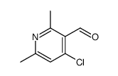 4-Chloro-2,6-dimethylpyridine-3-carboxaldehyde Structure