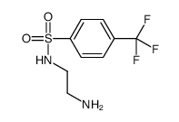 N-(2-氨基乙基)-4-(三氟甲基)苯磺酰胺结构式