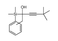 3-[dimethyl(phenyl)silyl]-6,6-dimethylhept-4-yn-3-ol结构式