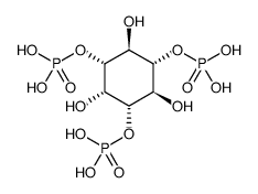 myo-Inositol, 1,3,5-tris(dihydrogen phosphate) Structure