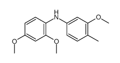N-(2,4-dimethoxyphenyl)-3-methoxy-4-methylaniline Structure