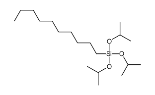 decyl-tri(propan-2-yloxy)silane结构式