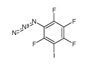 1-azido-2,3,4,6-tetrafluoro-5-iodobenzene Structure