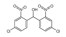 4,4'-dichloro-2,2'-dinitrodiphenylcarbinol结构式