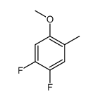 Benzene, 1,2-difluoro-4-methoxy-5-methyl结构式