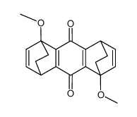 1,5-Dimethoxy-1,4,5,8-diethano-1,4,5,8-tetrahydro-anthrachinon-(9,10) Structure