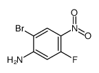 2-溴-5-氟-4-硝基苯胺结构式