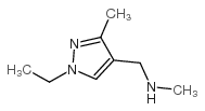 N-[(1-乙基-3-甲基-1H-吡唑-4-基)甲基]-n-甲胺结构式