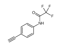 Acetamide, N-(4-ethynylphenyl)-2,2,2-trifluoro-结构式