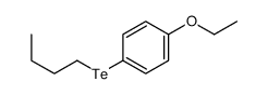1-butyltellanyl-4-ethoxybenzene结构式