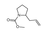 methyl 2-prop-2-enylpyrrolidine-1-carboxylate结构式