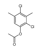 Phenol, 2,4-dichloro-3,5-dimethyl-, 1-acetate Structure