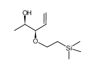 (2R*,3R*)-3-<2-(trimethylsilyl)ethoxy>-4-penten-2-ol Structure