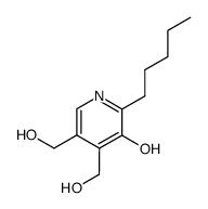 4,5-bis-hydroxymethyl-2-pentyl-pyridin-3-ol Structure