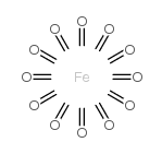 Iron dodecacarbonyl, stabilised with 5-10% methanol, 95%结构式