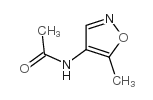 N-(5-甲基-4-异噁唑yl)乙酰胺结构式
