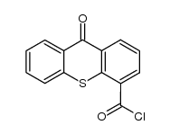 4-thioxanthonecarbonyl chloride Structure