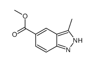 3-甲基-1H-吲唑-5-甲酸甲酯结构式