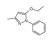 5-ethoxy-3-methyl-1-phenylpyrazole结构式