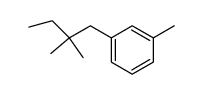 3-(2,2-dimethyl-1-butyl)-1-methylbenzene Structure