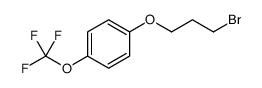 1-(3-bromopropoxy)-4-(trifluoromethoxy)benzene结构式